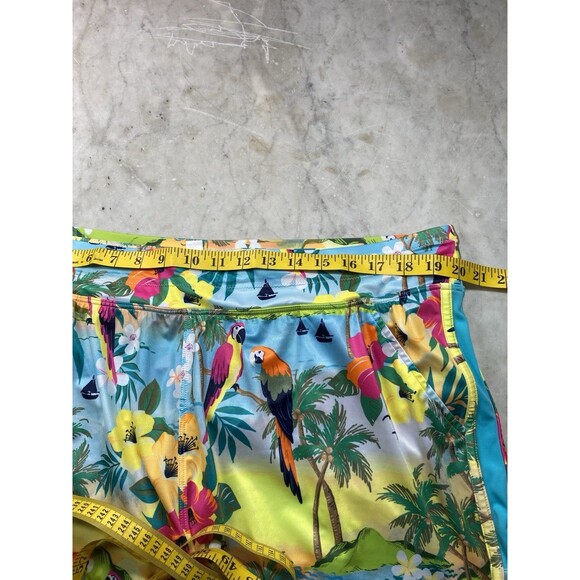 Lane Bryant Swim Shorts Women’s 16 Colorful Tropical Print Pockets - Picture 3 of 6